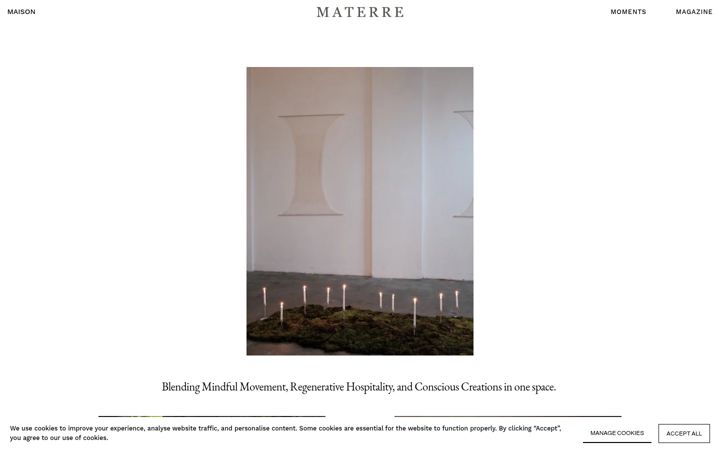 Screenshot of maisonmaterre.com