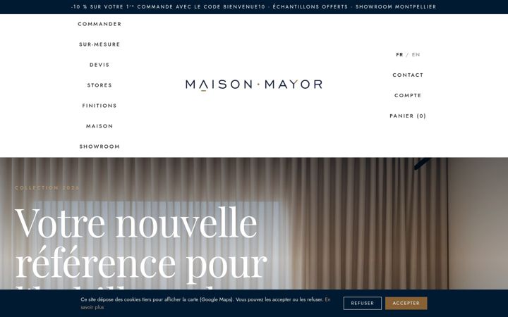 Screenshot of maisonmayor.com