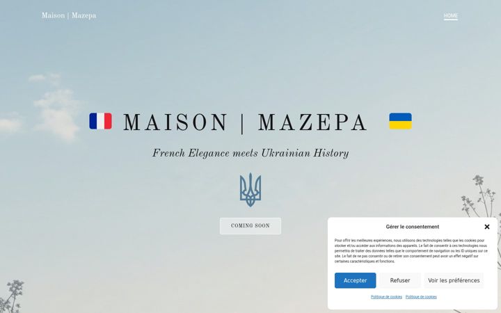 Screenshot of maisonmazepa.com