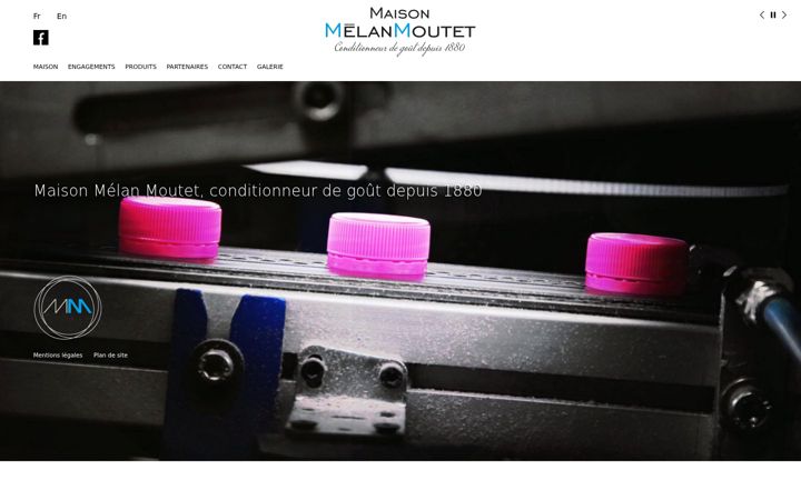 Screenshot of maisonmelanmoutet.com