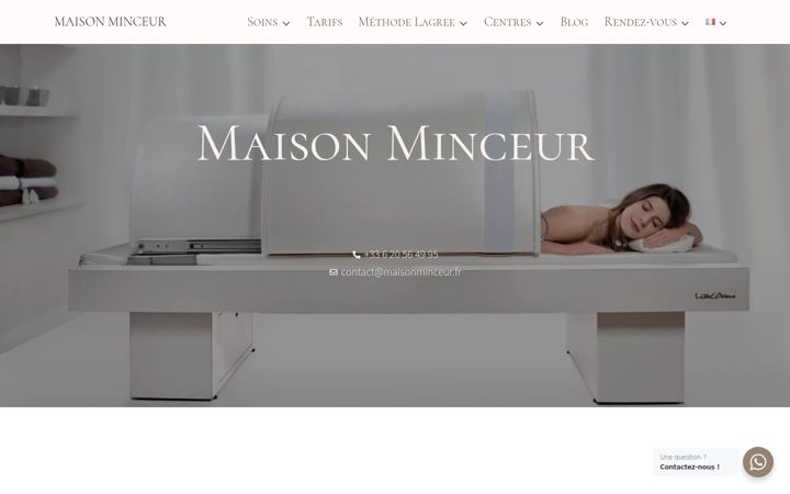 Screenshot of maisonminceur.fr
