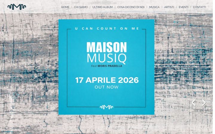 Screenshot of maisonmusiq.com