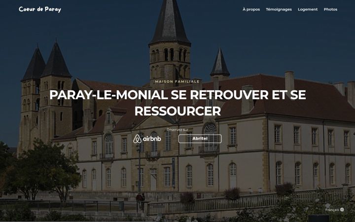 Screenshot of maisonparay.fr