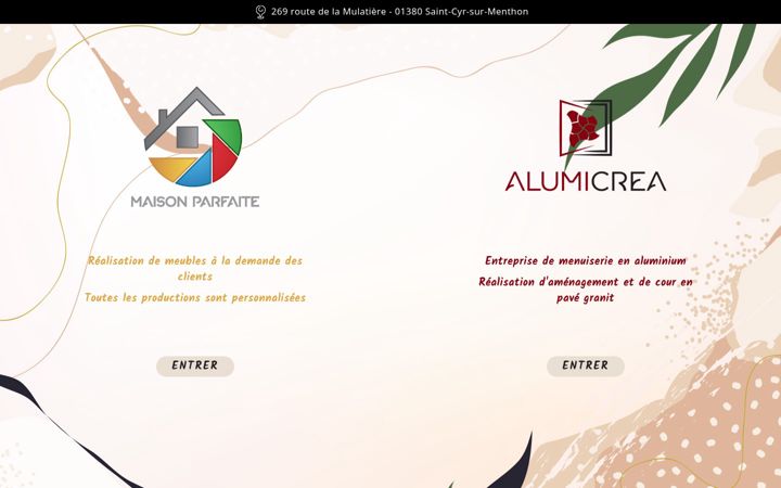 Screenshot of maisonparfaite01.fr