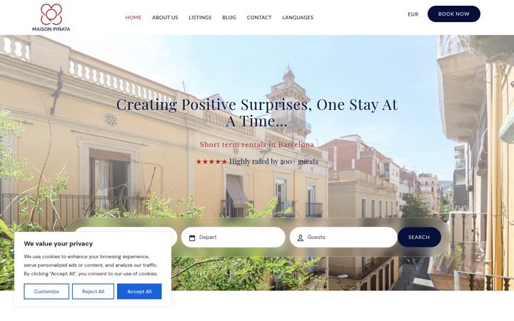 Screenshot of maisonpinata.com