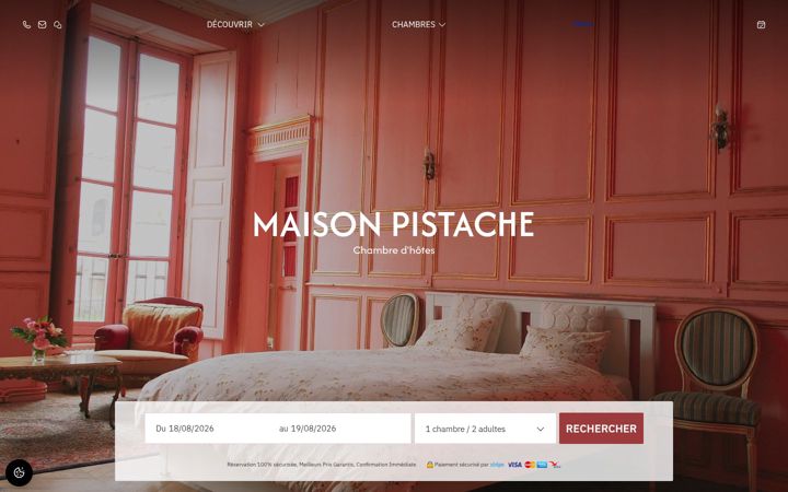 Screenshot of maisonpistache.fr