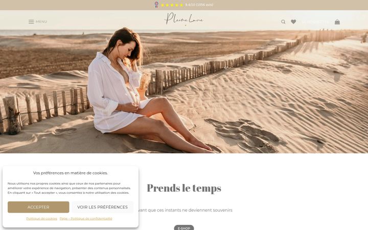 Screenshot of maisonpleinelune.com