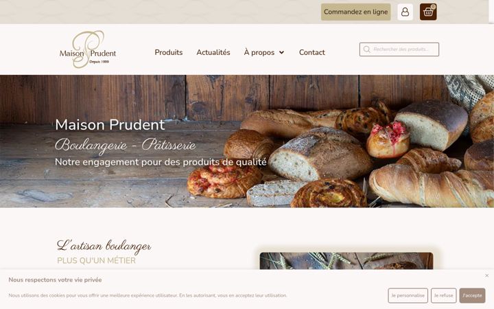 Screenshot of maisonprudent.fr