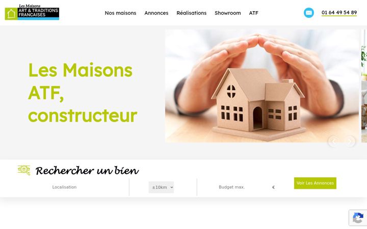 Screenshot of maisons-atf.fr