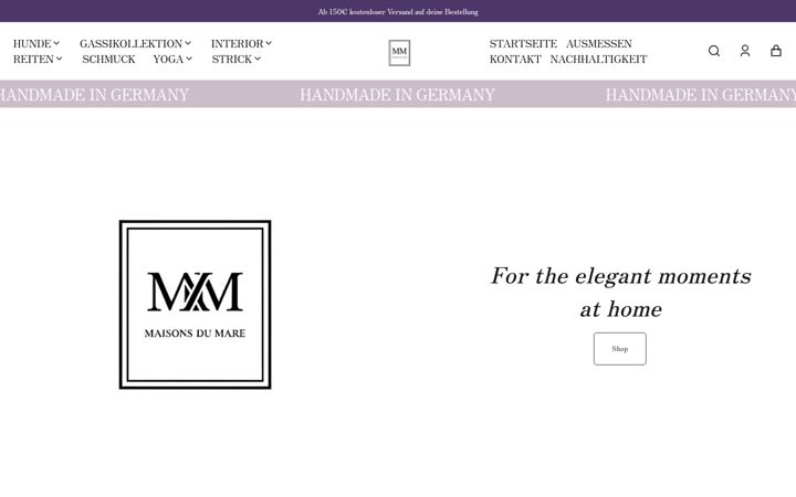 Screenshot of maisonsdumare.com