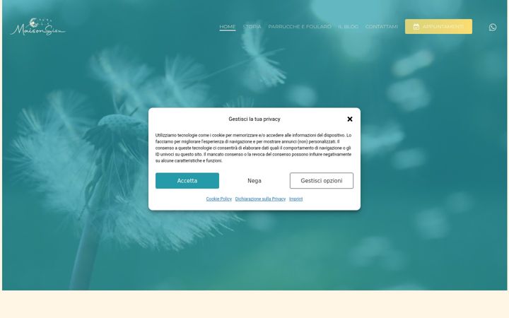 Screenshot of maisonsisu.it