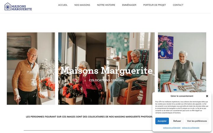 Screenshot of maisonsmarguerite.com