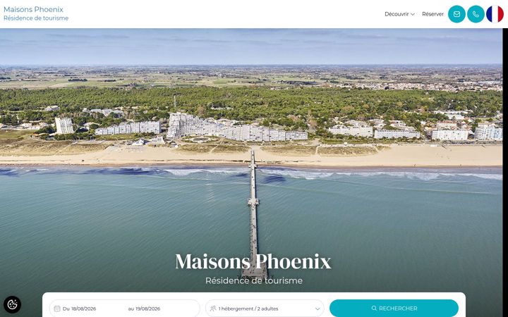 Screenshot of maisonsphoenix.fr