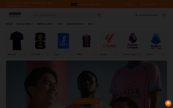 Screenshot di maisontosport.fr