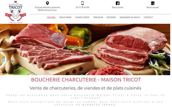 Screenshot of maisontricot.fr
