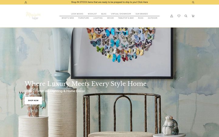 Screenshot of maisonvogue.com
