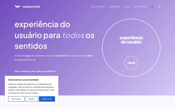 Screenshot of maisquevisual.com