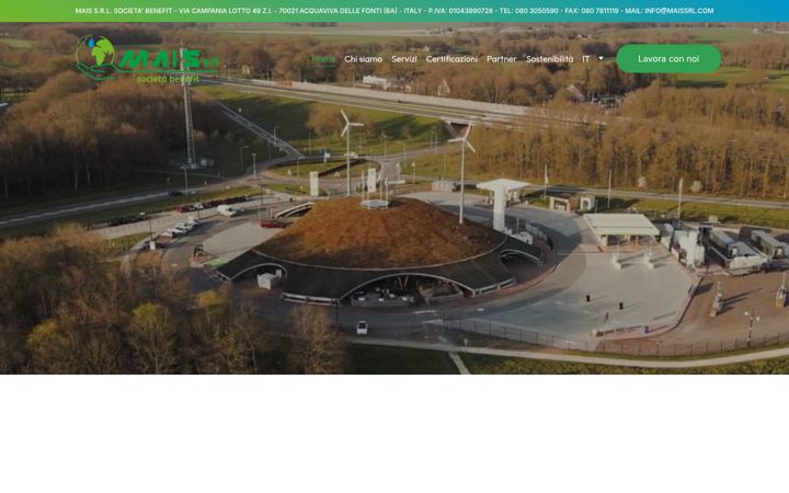 Screenshot of maissrl.it