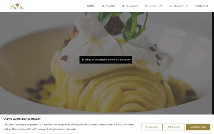 Screenshot of maistafood.ch