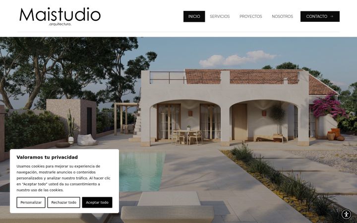 Screenshot of maistudio.es