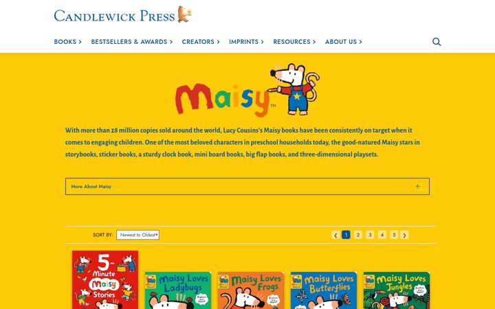 Screenshot of maisyfunclub.com
