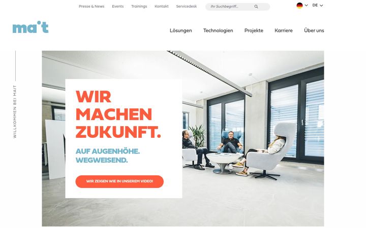 Screenshot of mait.de