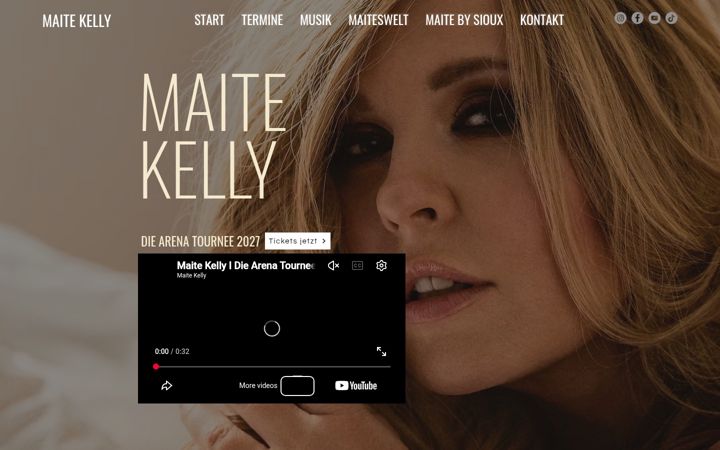 Screenshot of maitekelly.de