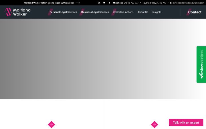 Screenshot of maitlandwalker.com