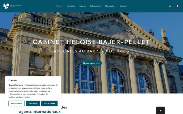 Screenshot of maitre-bajer-pellet.fr