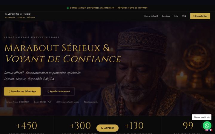 Screenshot of maitre-bilal-fode.com