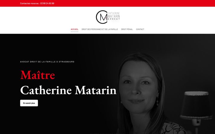 Screenshot of maitre-catherine-matarin.fr
