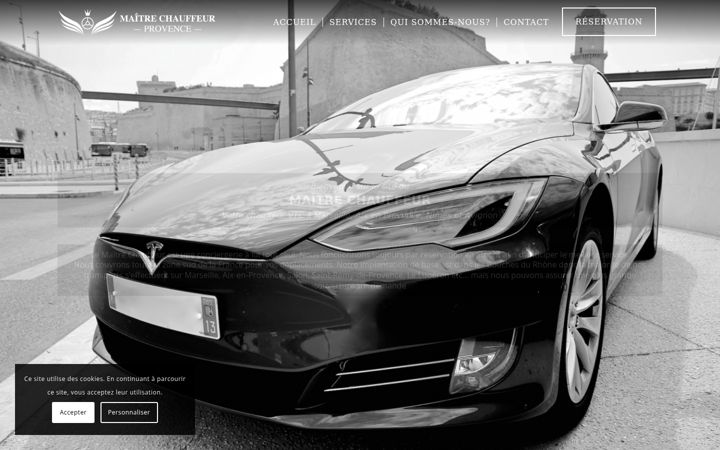 Screenshot of maitre-chauffeur.fr