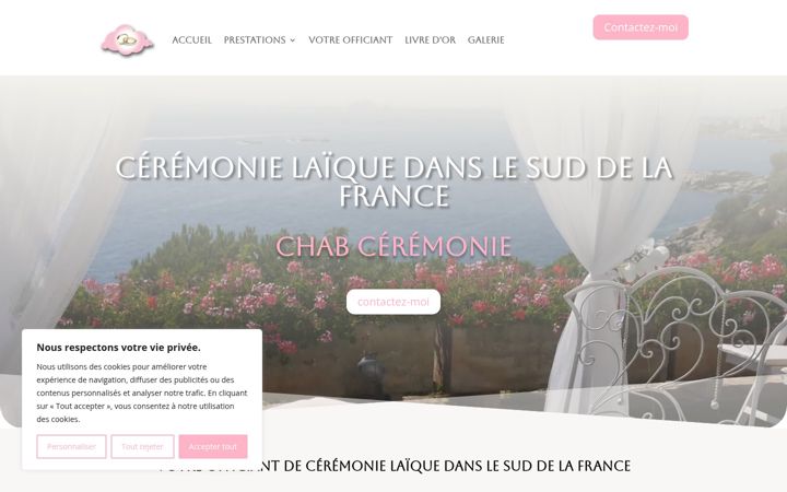 Screenshot of maitredeceremonie.fr