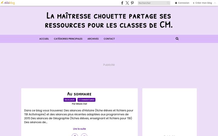 Screenshot of maitresseowl.fr