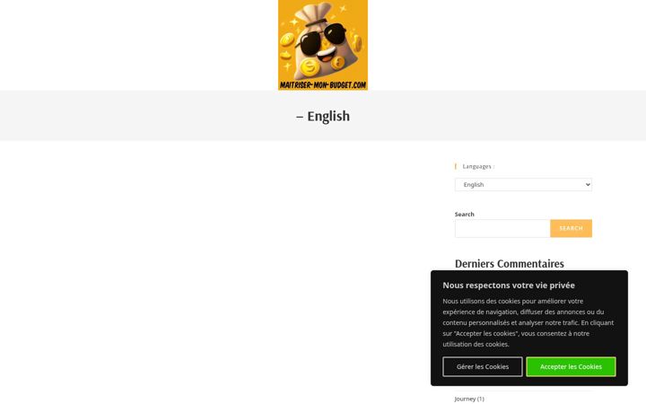 Screenshot of maitriser-mon-budget.com