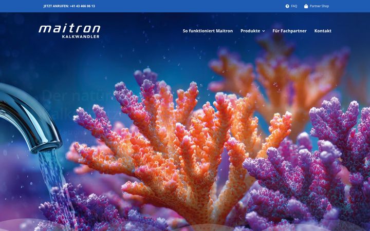 Screenshot of maitron.ch