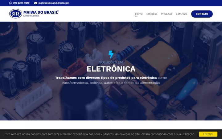 Screenshot of maiwadobrasil.com.br