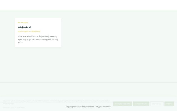 Screenshot of majaflor.com