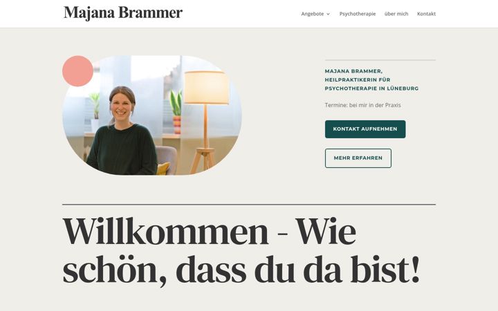 Screenshot of majana-brammer.de