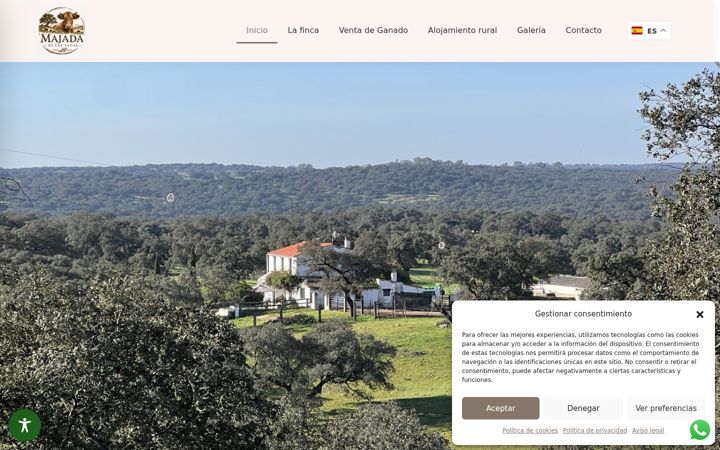 Screenshot of majavaca.es