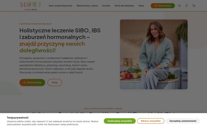 Screenshot of majdiet.pl