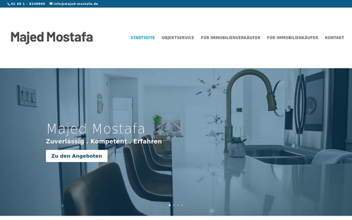 Screenshot of majed-mostafa.de