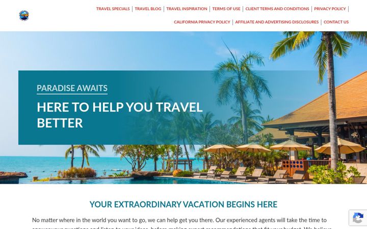 Screenshot of majesticsojourns.com