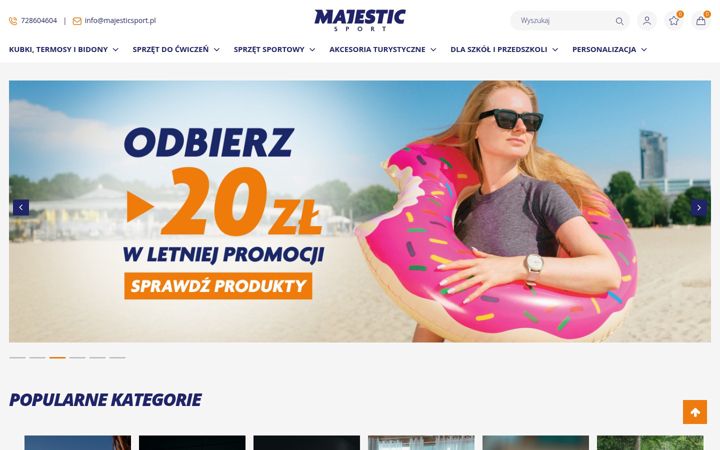 Screenshot of majesticsport.pl