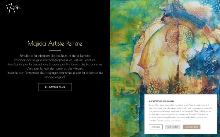 Screenshot of majida-creations.fr