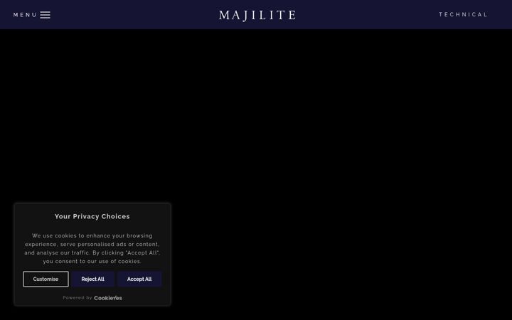 Screenshot of majilite.com