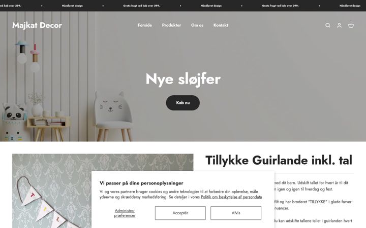 Screenshot of majkat.com