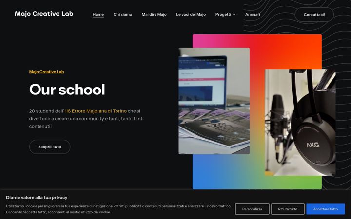 Screenshot of majocreativelab.it