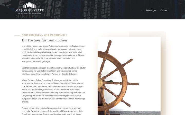 Screenshot of major-estate.com