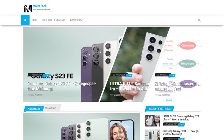 Screenshot of major-tech.de